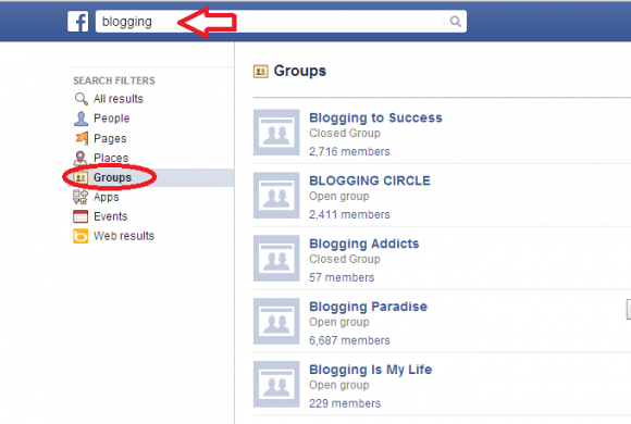 Facebook groups