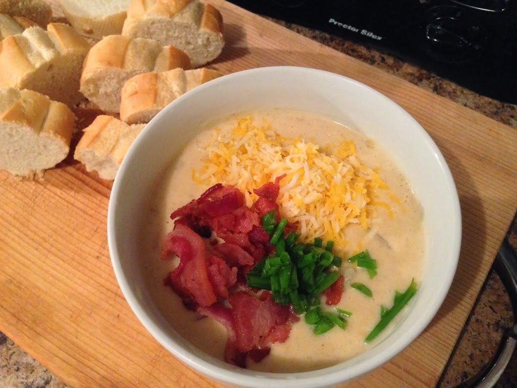 Homemade potato soup