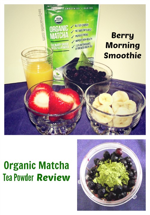 Matcha Green Tea Powder Review and Smoothie Recipe