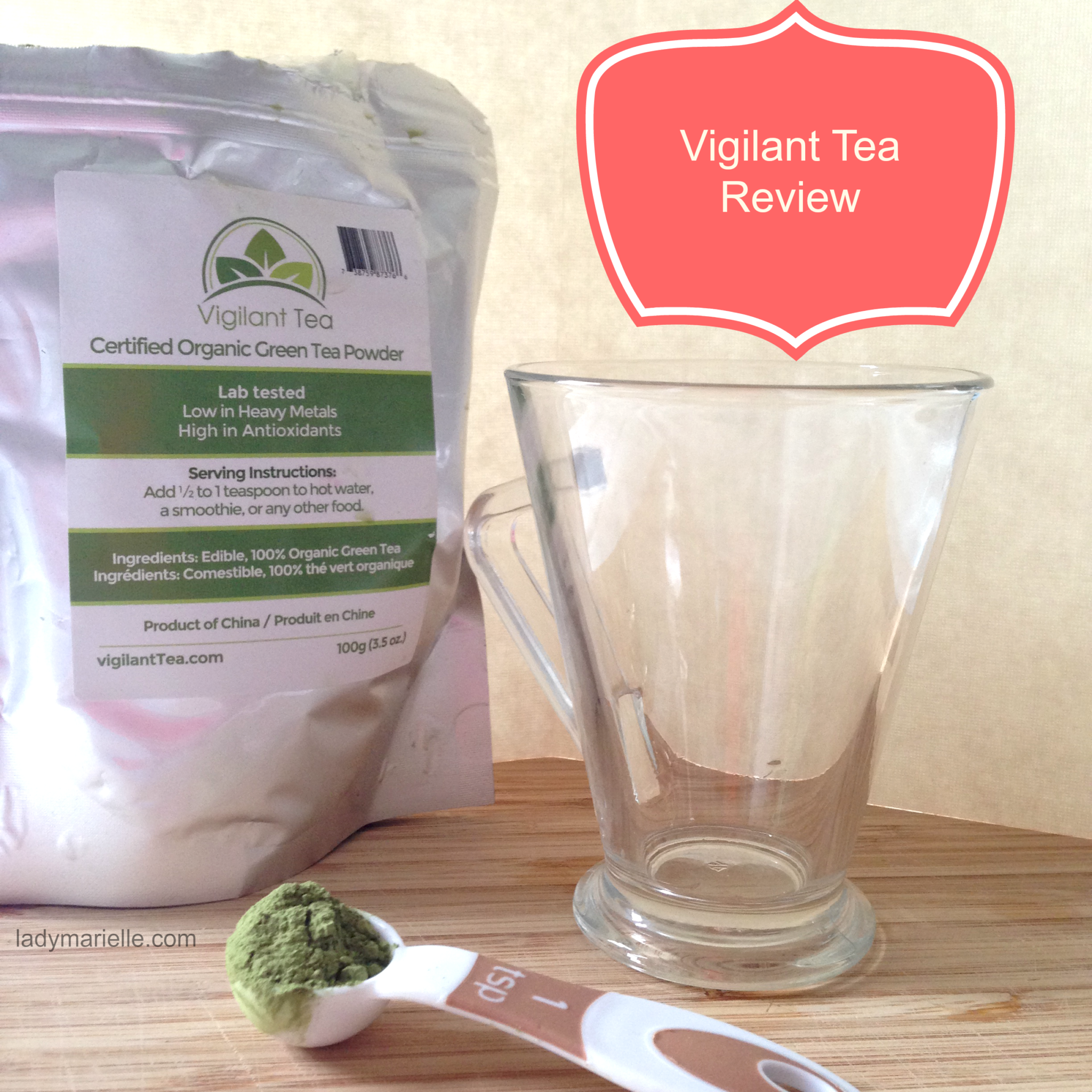 Organic Green Tea Powder Review Giveaway