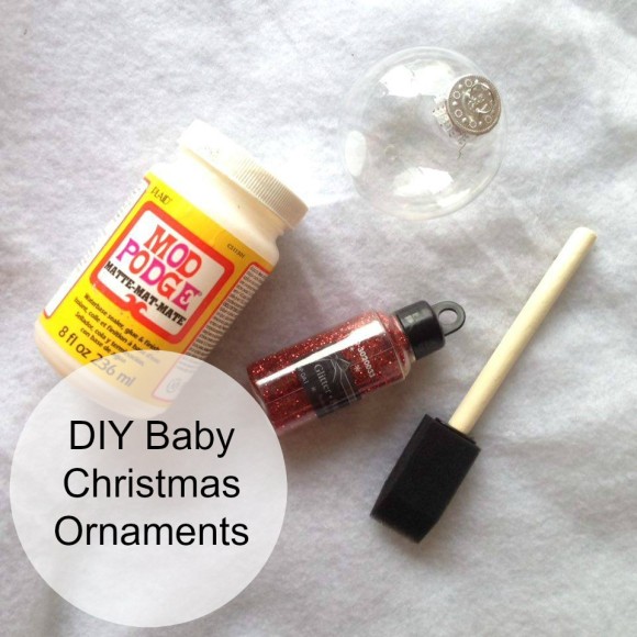 DIY Baby Christmas Ornaments