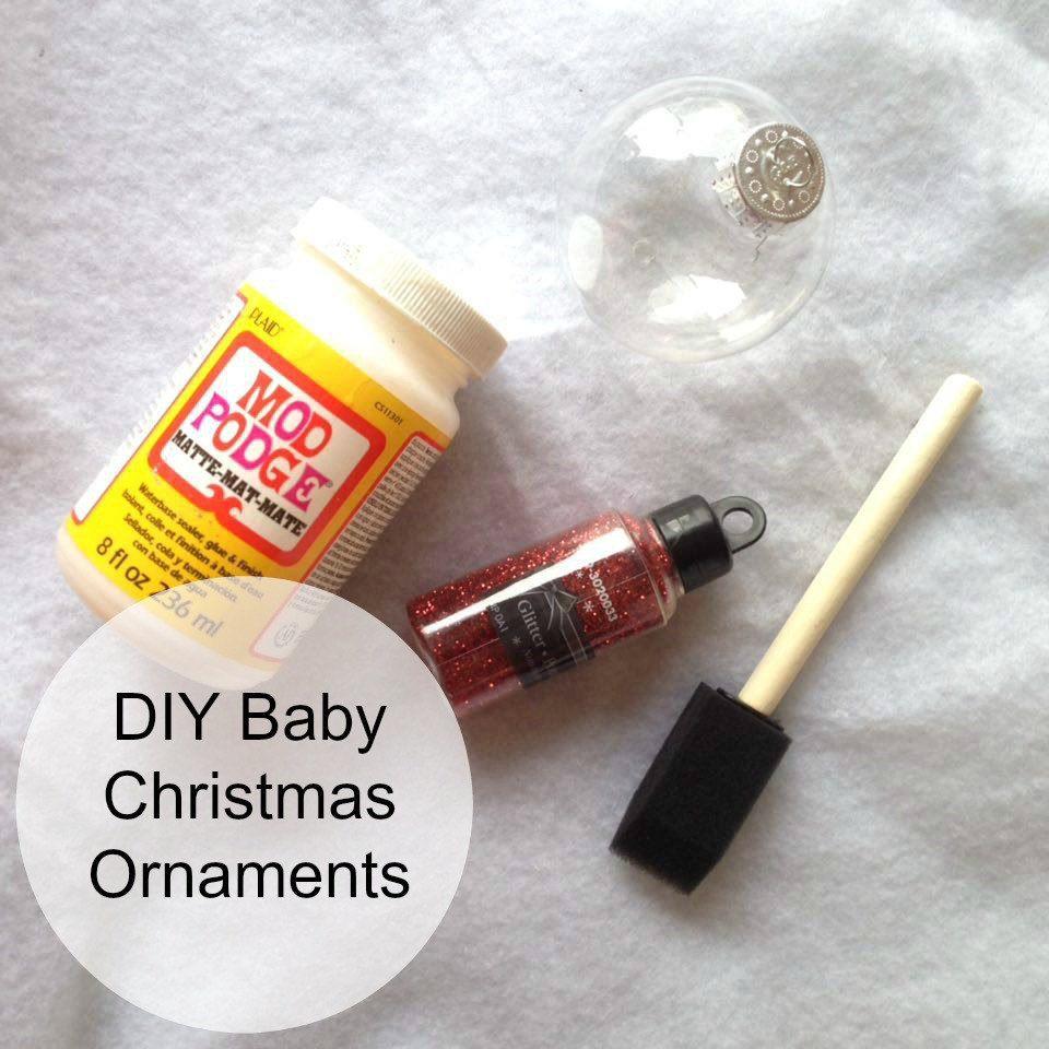 Pinterest Fail:  DIY Baby Christmas Ornaments