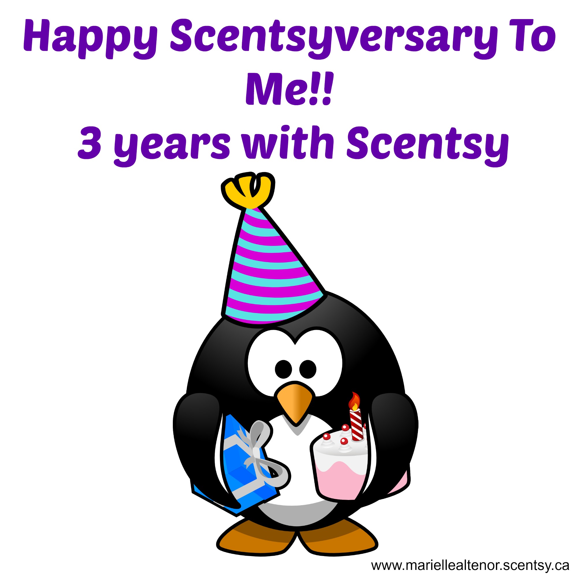 Happy Scentsyversary To Me: 3 years with Scentsy
