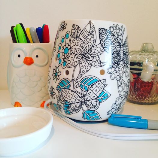 Adult Coloring Scentsy Warmer