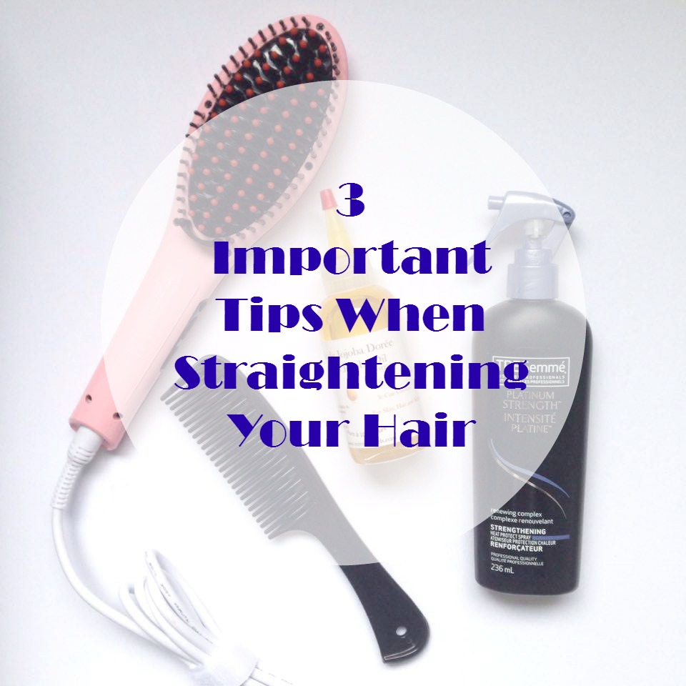 3 Important Tips When Straightening Your Hair