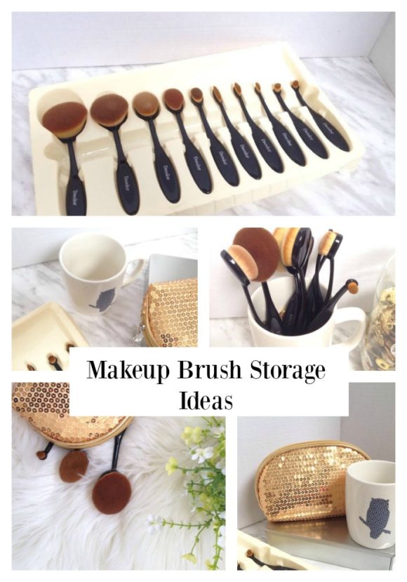 Makeup Brush Storage Ideas