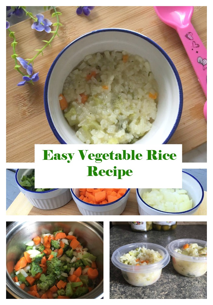 Baby Food Recipes: Easy Vegetable Rice Recipe