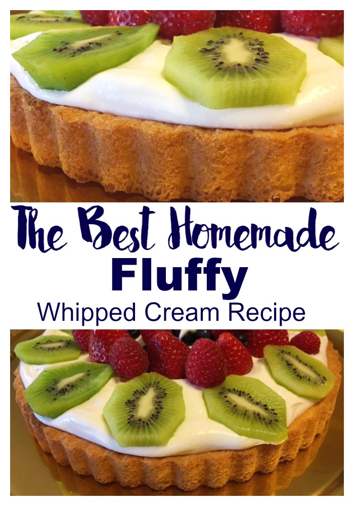 The Best Homemade Fluffy Whipped Cream Recipe #cookingwiththelords