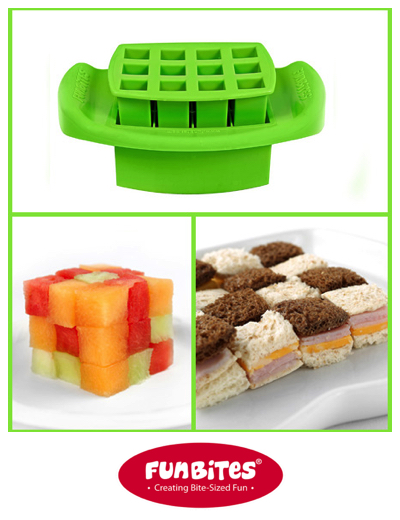 FunBites Green Squares Shaped Food Cutter GIVEAWAY