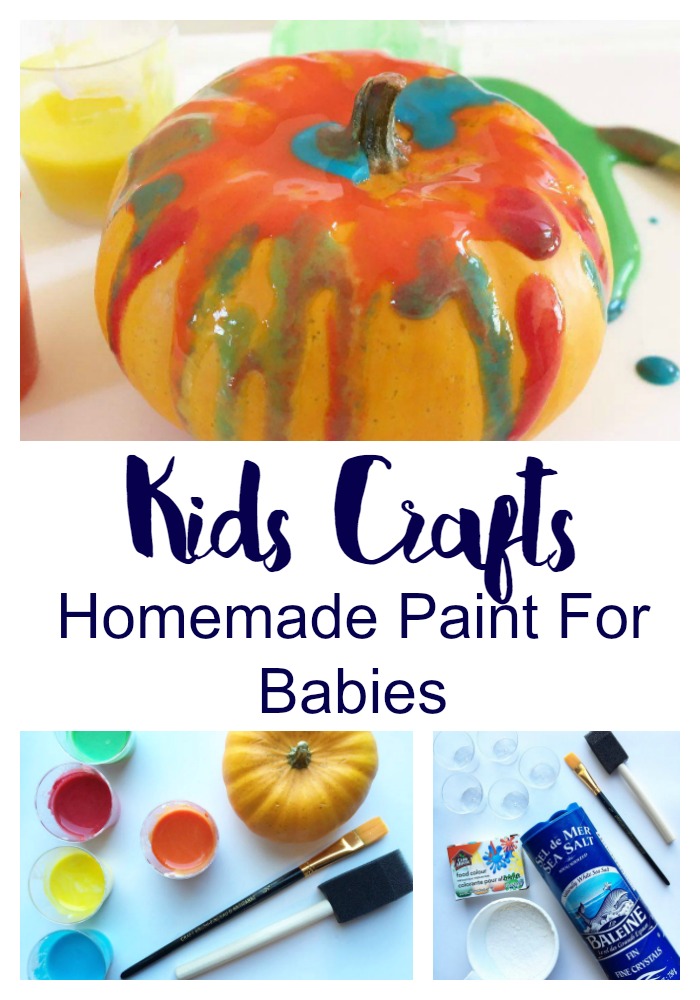 Kids Crafts: Homemade Paint For Babies