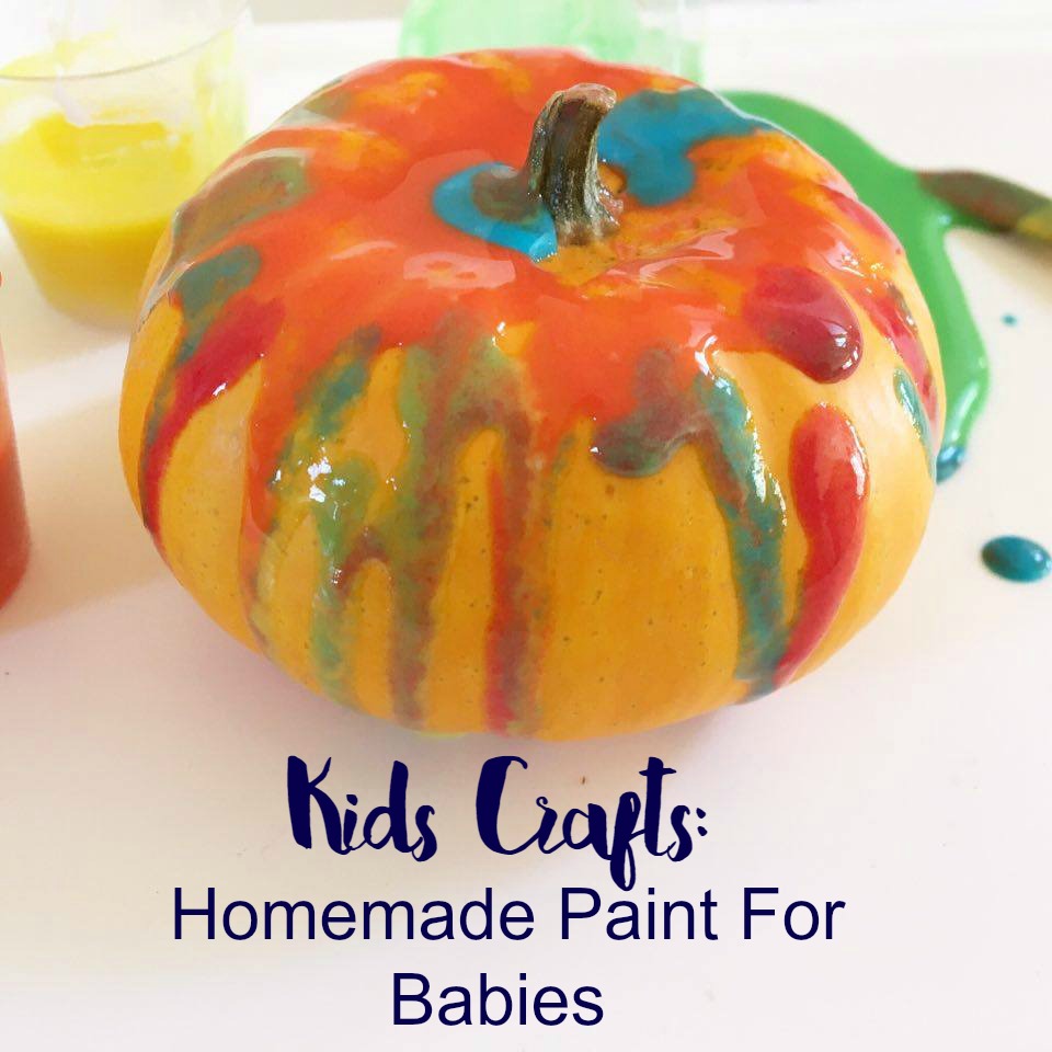 Kids Crafts: Homemade Paint For Babies