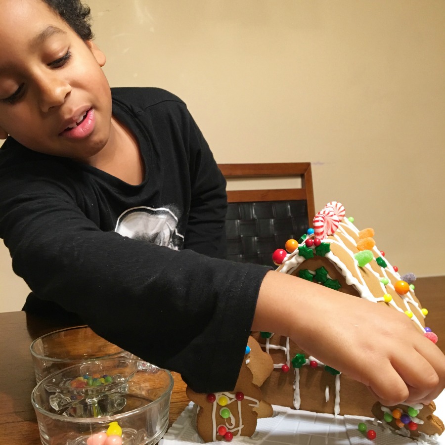 Grateful Sunday: First Gingerbread House With My Family