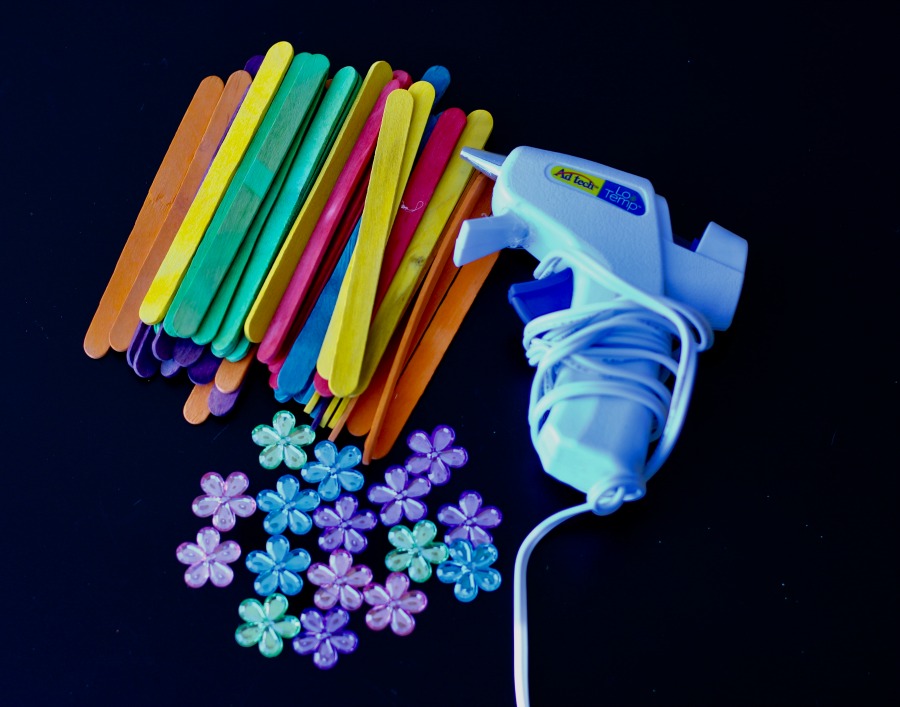 Popsicle Stick Spring Flowers