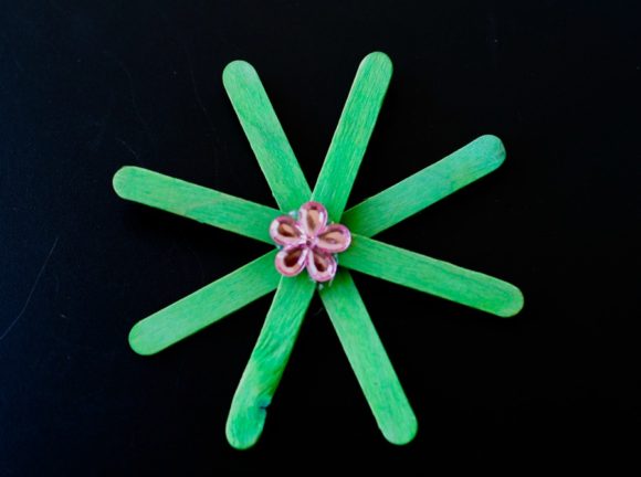 Popsicle Stick Spring Flowers