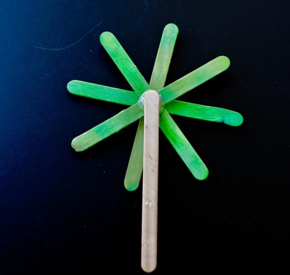 Popsicle Stick Spring Flowers