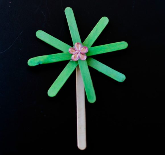 Popsicle Stick Spring Flowers