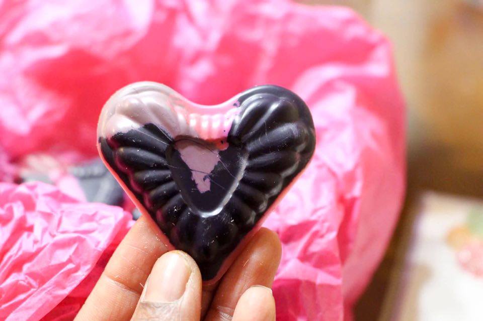 DIY Valentine's Day Heart Shaped Crayons