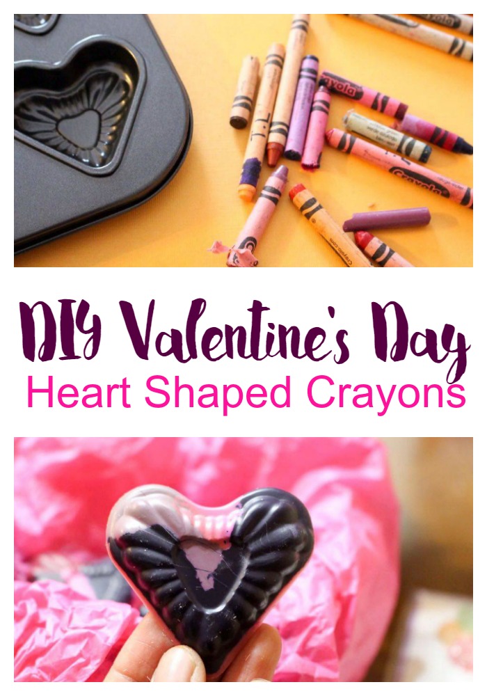 Grateful Sunday: DIY Valentine's Day Heart Shaped Crayons