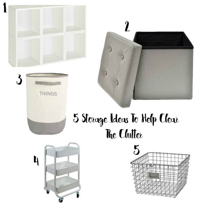  5 Storage Ideas To Help Clear The Clutter