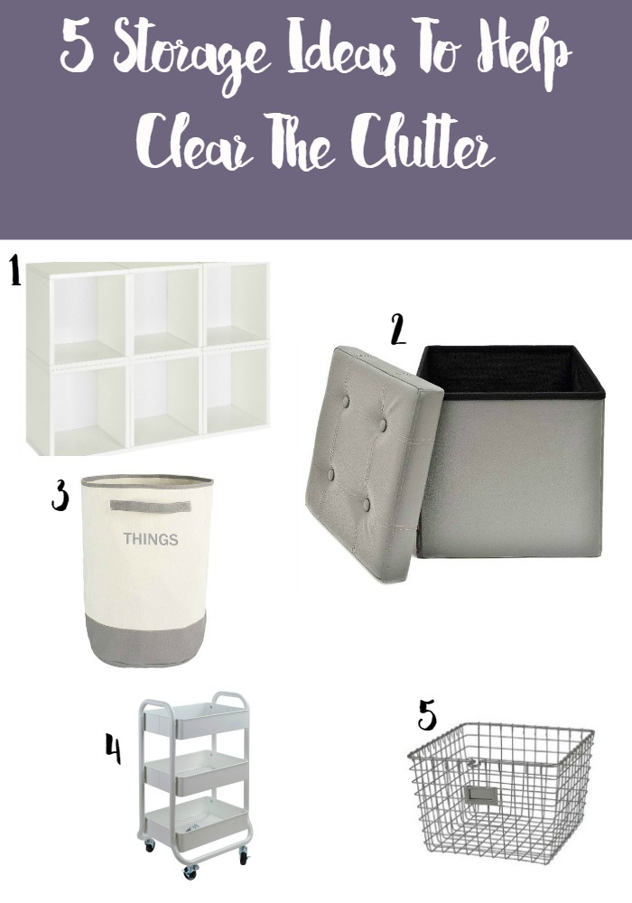 Work At Home Moms: 5 Storage Ideas To Help Clear The Clutter