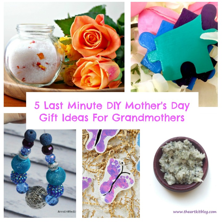 5 Last Minute DIY Mother's Day Gift Ideas For Grandmothers