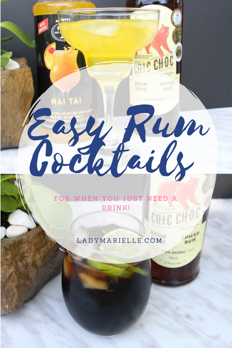Easy Rum Cocktails For When You Just Need A Drink!