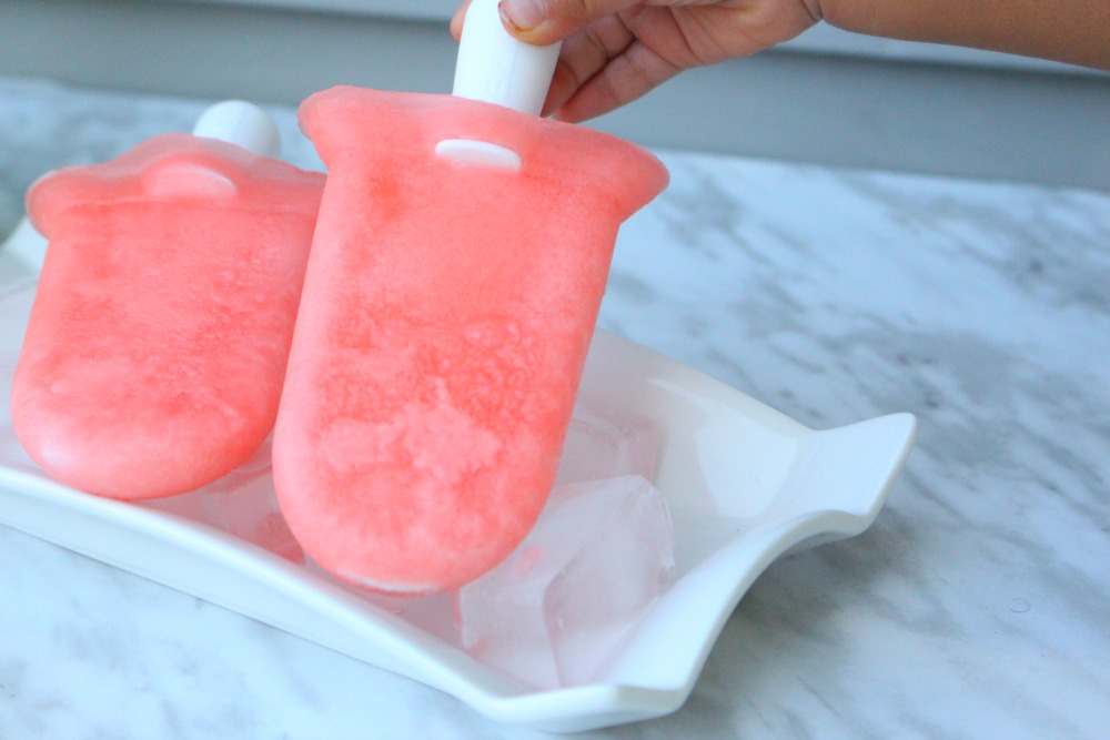 Watermelon Coconut Water Frozen Popsicle