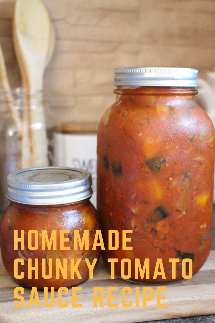 Homemade Chunky Tomato Sauce Recipe