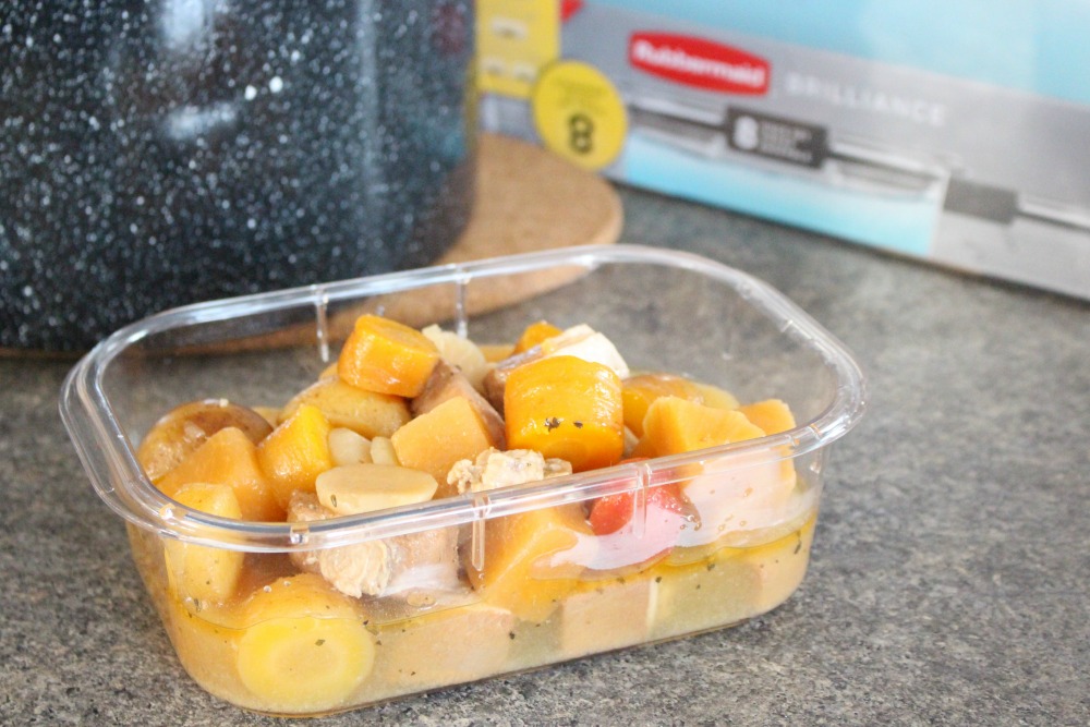 Fridge to Oven Leftovers with Rubbermaid Brilliance Glass Food