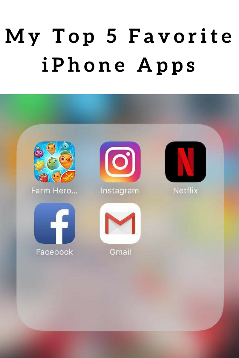 My Top 5 Favorite iPhone Apps