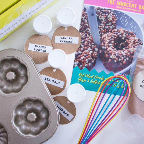 Baking With Kids | Making Red Velvet Donuts With The Innocent Baker