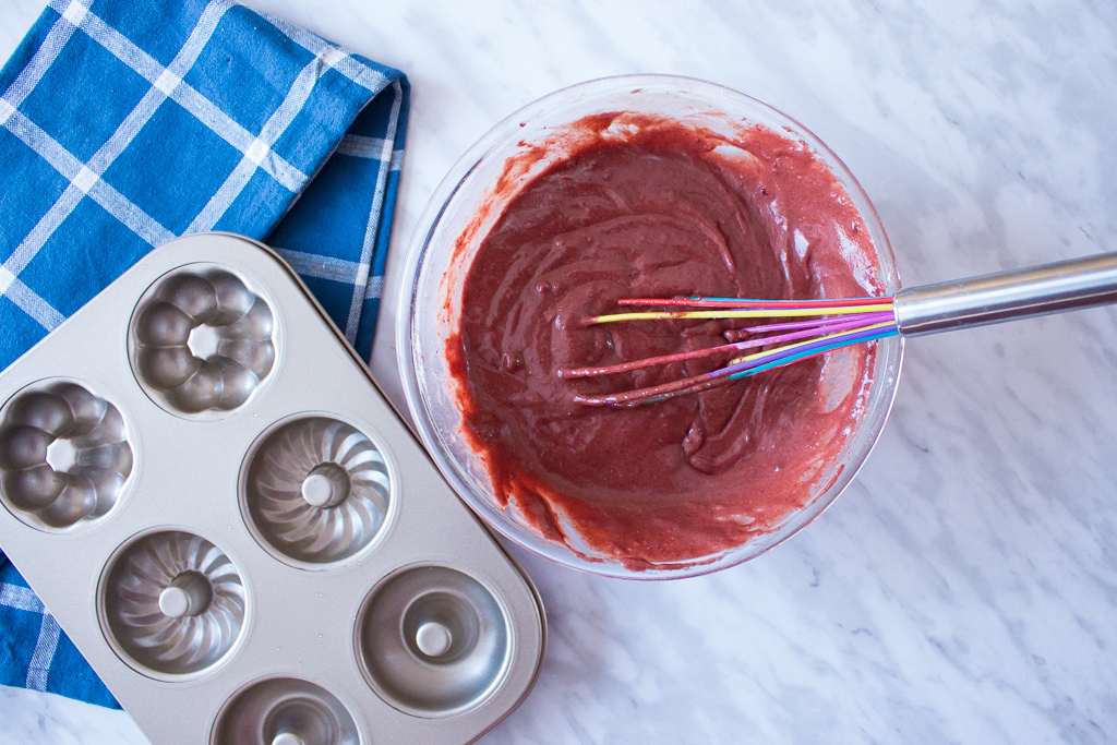 Making Red Velvet Donuts With The Innocent Baker