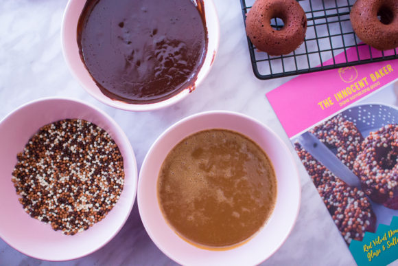 Making Red Velvet Donuts With The Innocent Baker