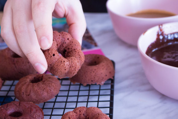 Making Red Velvet Donuts With The Innocent Baker