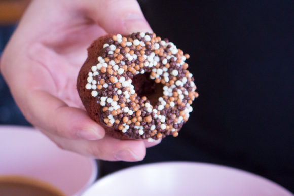 Making Red Velvet Donuts With The Innocent Baker