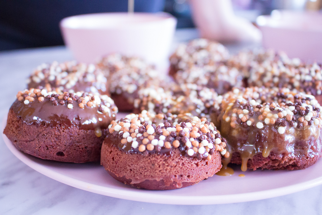 Making Red Velvet Donuts With The Innocent Baker