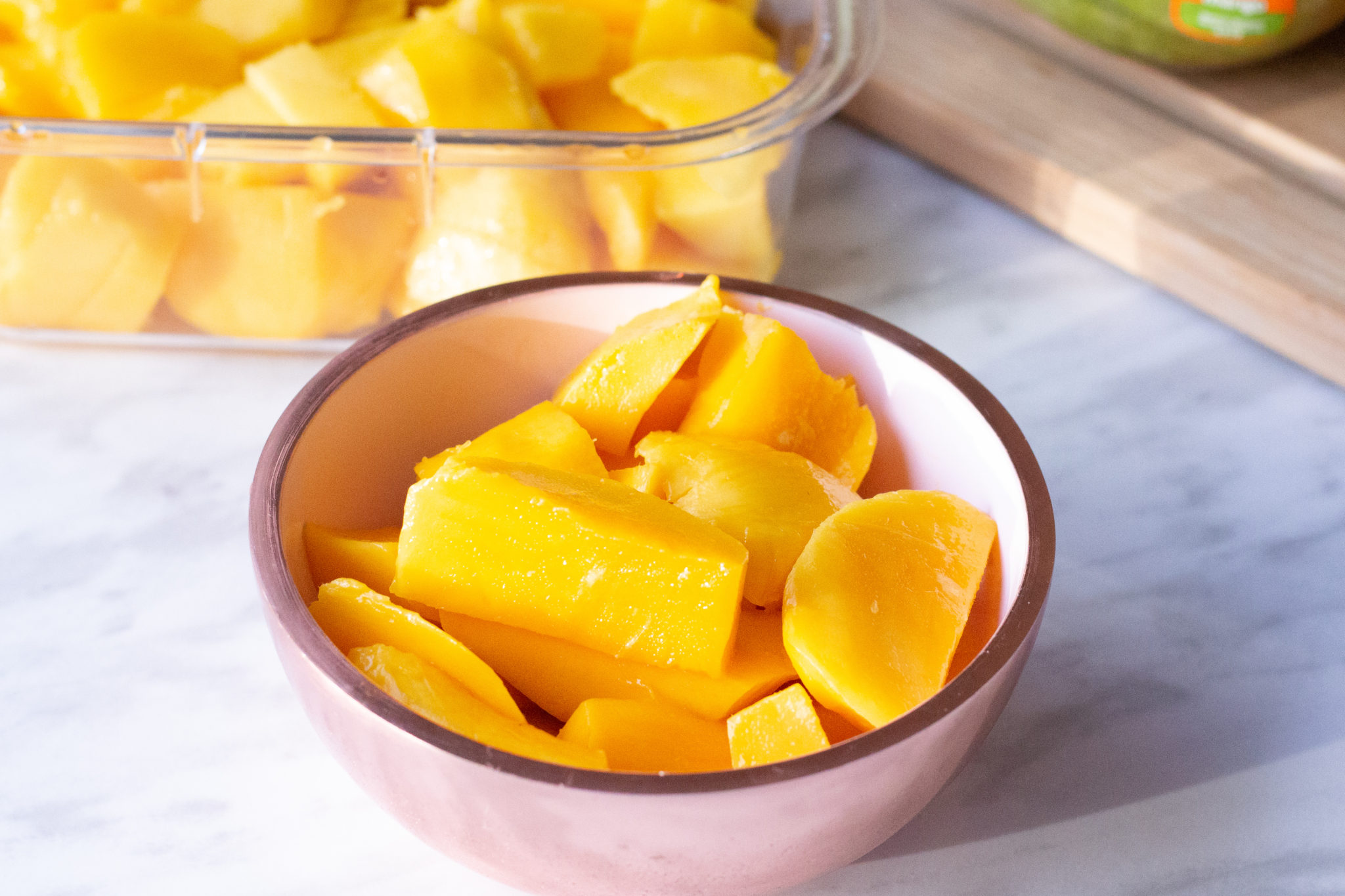 Mango Lime Sorbet Popsicle