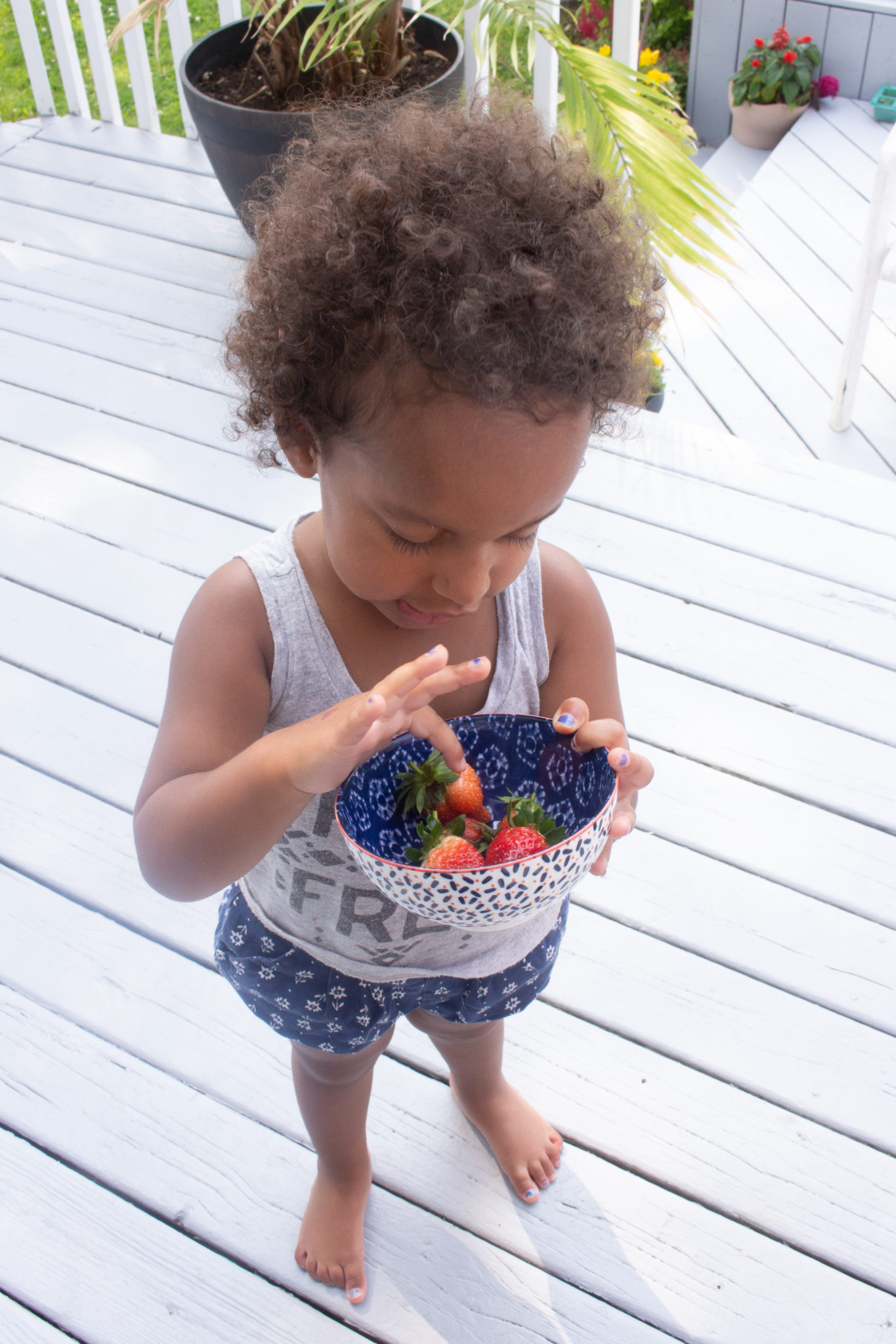 Strawberry picking