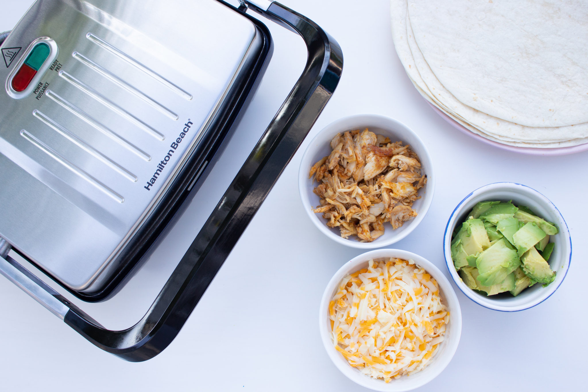 Kid Friendly Chicken Avocado Wrap Using A Panini Maker