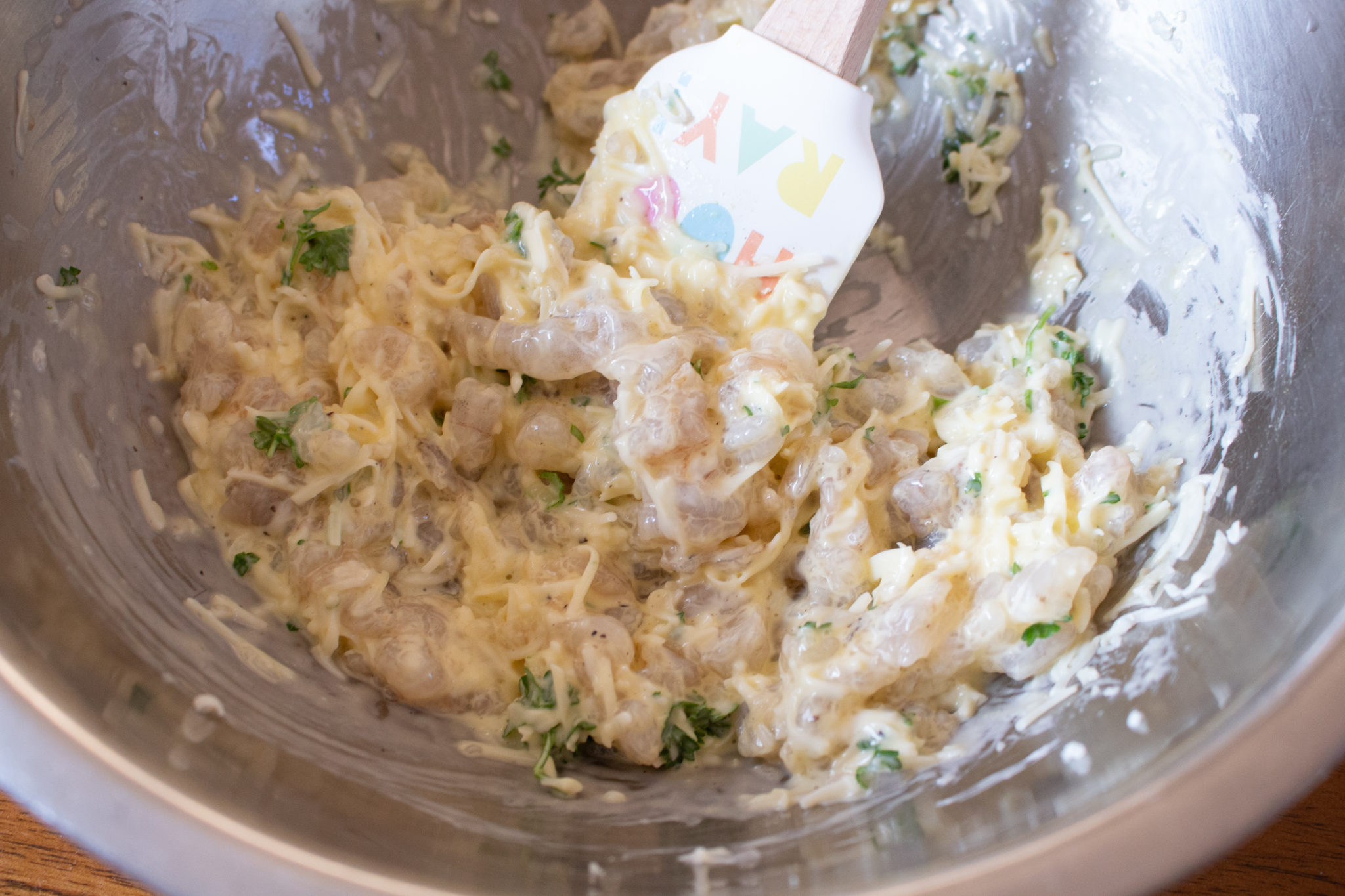 Tasty Homemade Cheesy Shrimp Patties