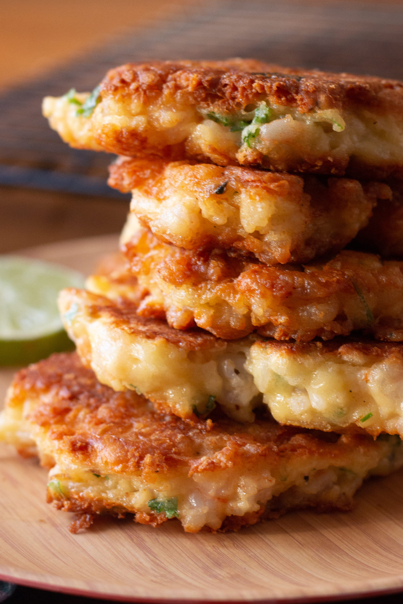 Tasty Homemade Cheesy Shrimp Patties