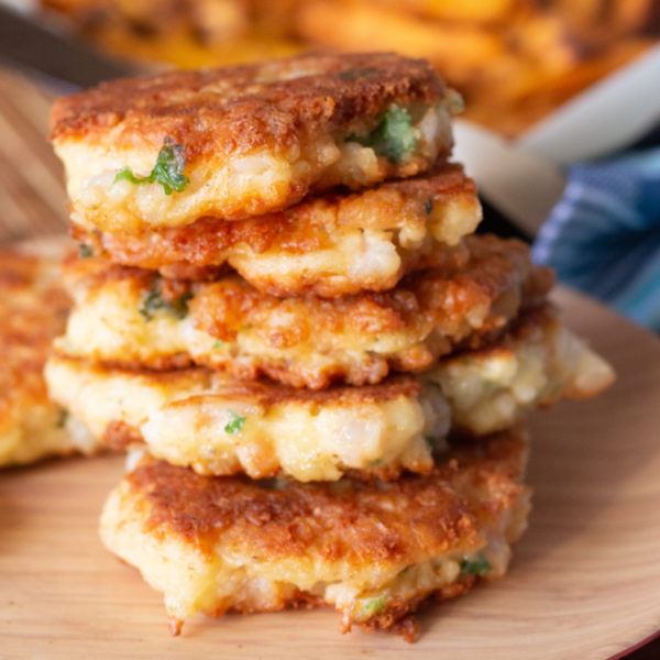 Tasty Homemade Cheesy Shrimp Patties Recipe