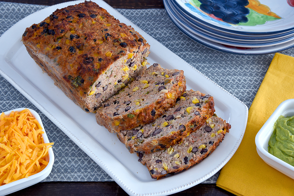 Tex-Mex Tasty Turkey Meatloaf