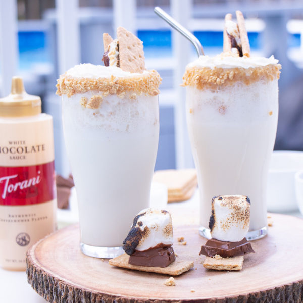 Easy Homemade S’mores milkshake Recipe