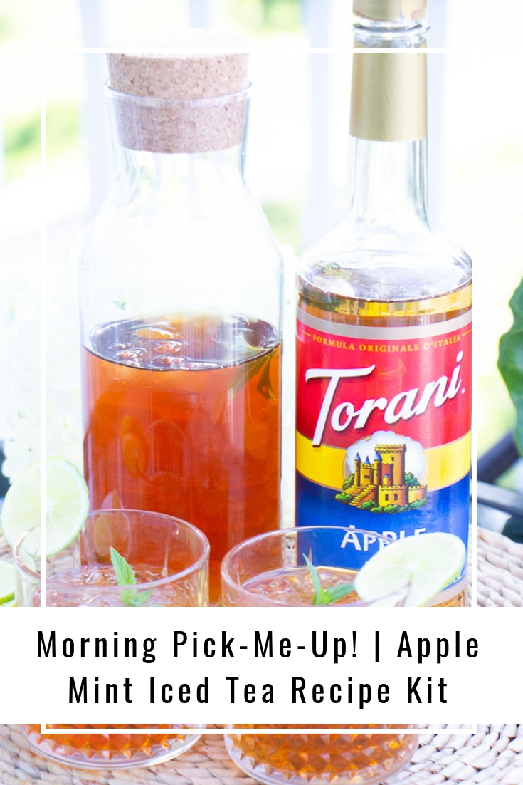 Morning Pick Me Up! | Apple Mint Iced Tea Recipe