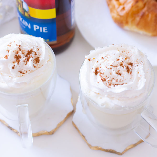 Homemade Pumpkin Pie White Hot Chocolate Recipe