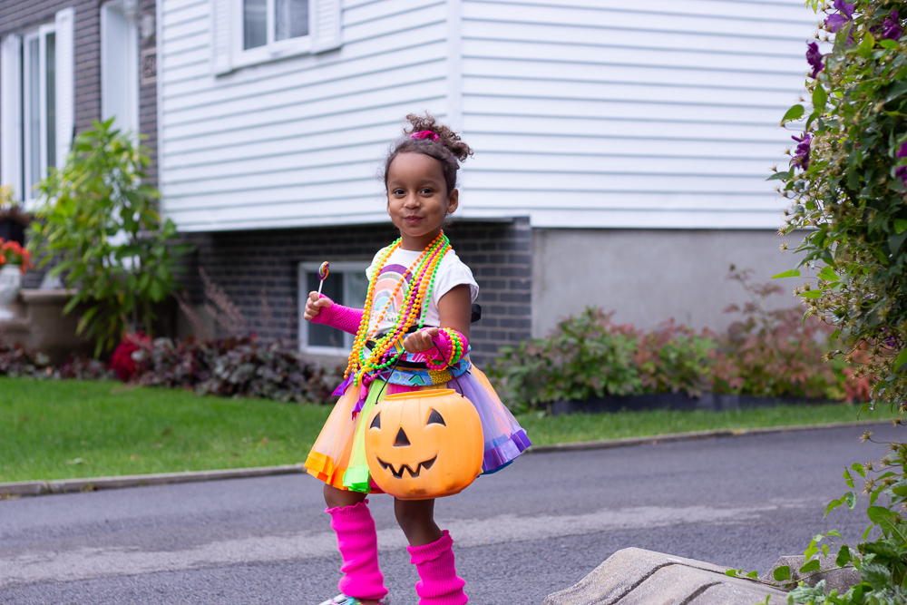 DIY 80's Inspired Toddler Costume