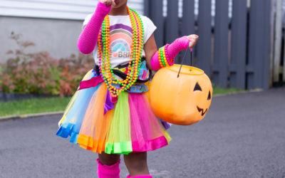 DIY 80's Inspired Toddler Costume