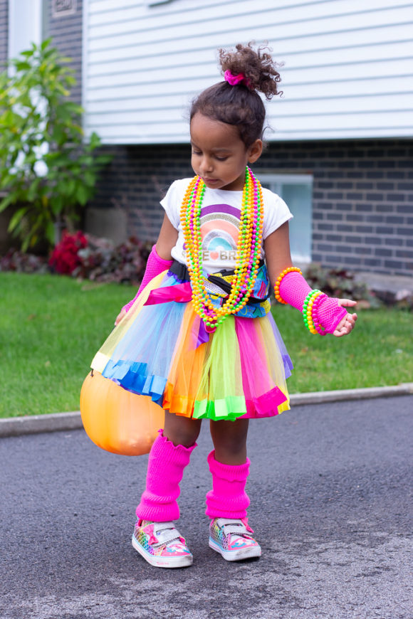 DIY 80's Inspired Toddler Costume