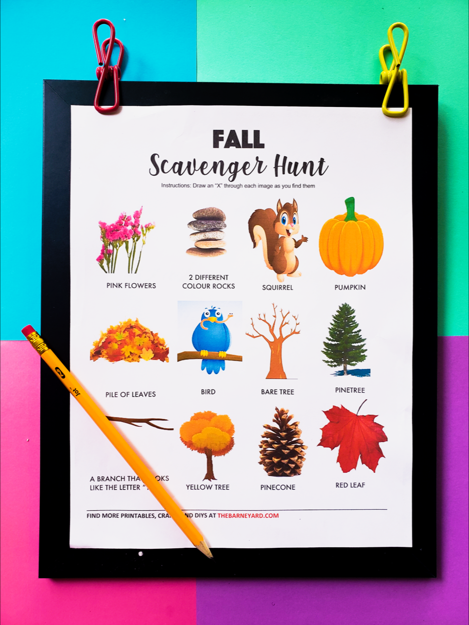 Family Friendly | Fun Fall Scavenger Hunt